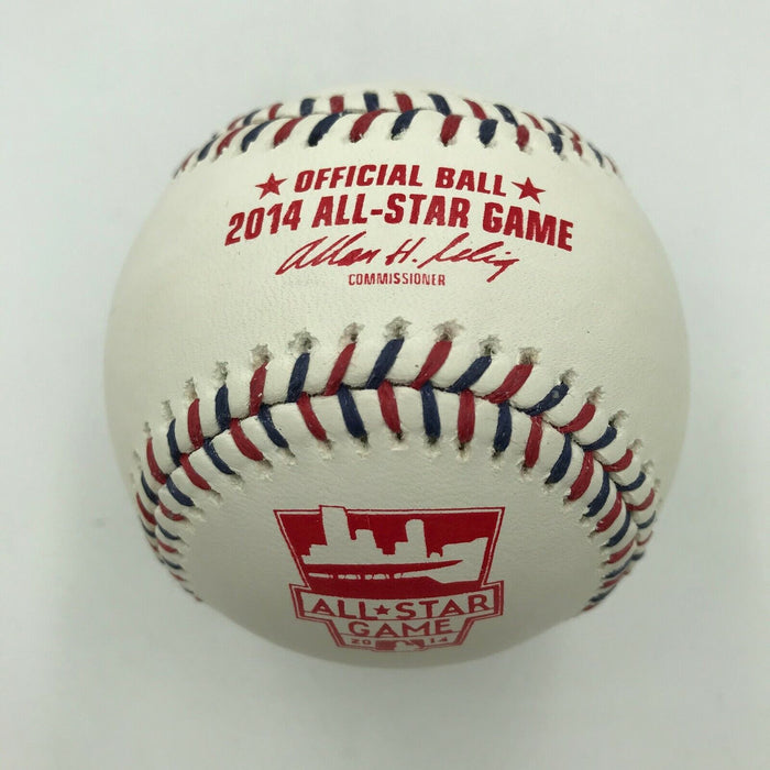 Edwin Encarnacion Signed Official 2014 All Star Game Baseball JSA COA Yankees