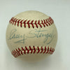 Casey Stengel Single Signed 1960's American League Joe Cronin Baseball JSA COA