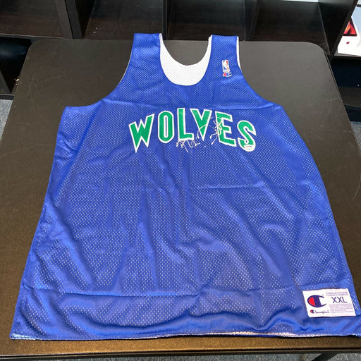 Kevin Garnett Signed Game Used Minnesota Timberwolves Practice Jersey PSA DNA