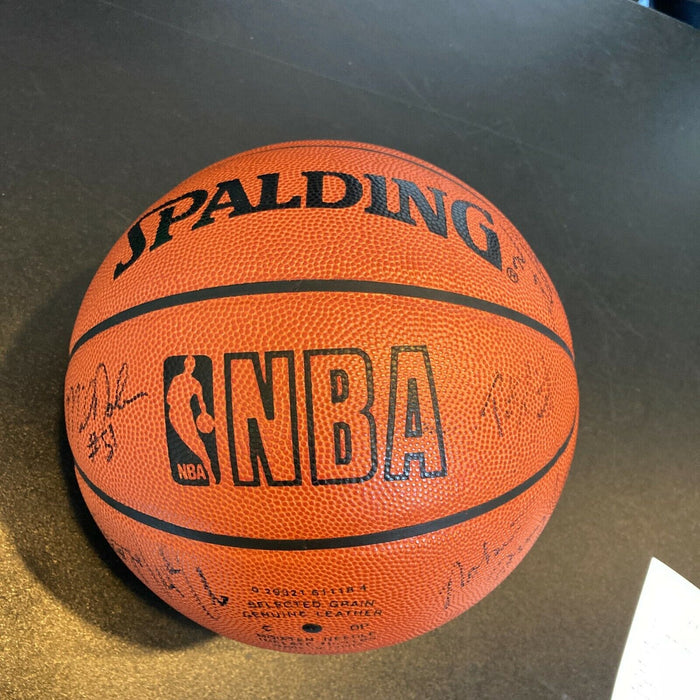 Dirk Nowitzki Vince Carter Paul Pierce 1998 NBA Draft Signed Basketball JSA COA
