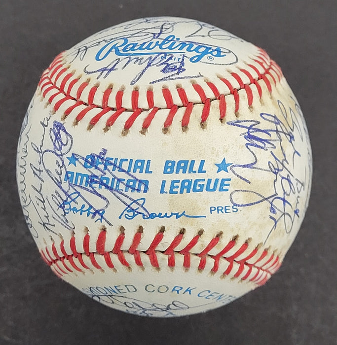 1987 Minnesota Twins World Series Champs Team Signed Baseball Beckett COA