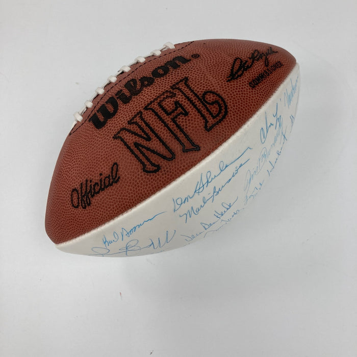 1972 Miami Dolphins Super Bowl Champs Team Signed Wilson Football 40+ Sigs JSA