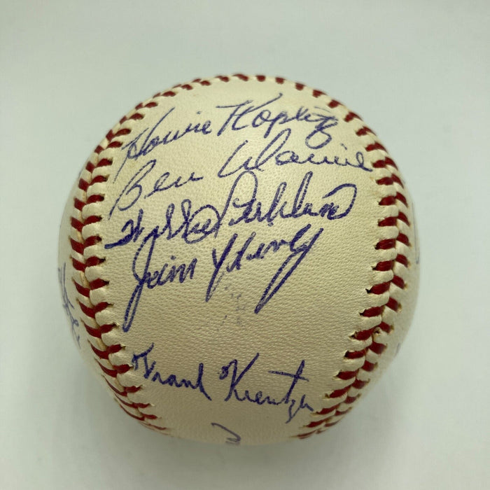Gil Hodges Sweet Spot 1965 Washington Senators Team Signed Baseball JSA COA