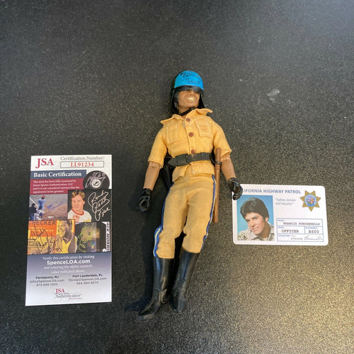 Erik Estrada Signed Vintage 1970's Chip's Ponch Action Figure JSA COA