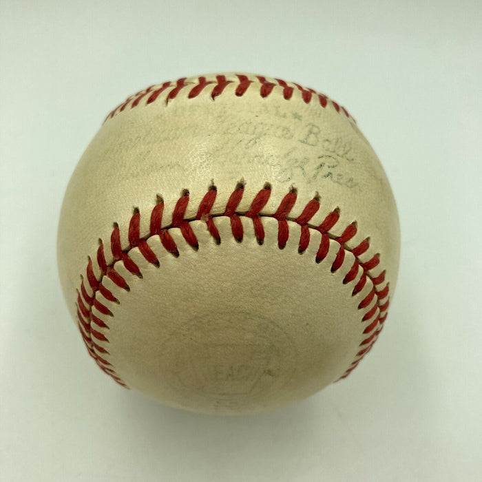 Ty Cobb Single Signed Autographed 1949 Official American League Baseball JSA COA