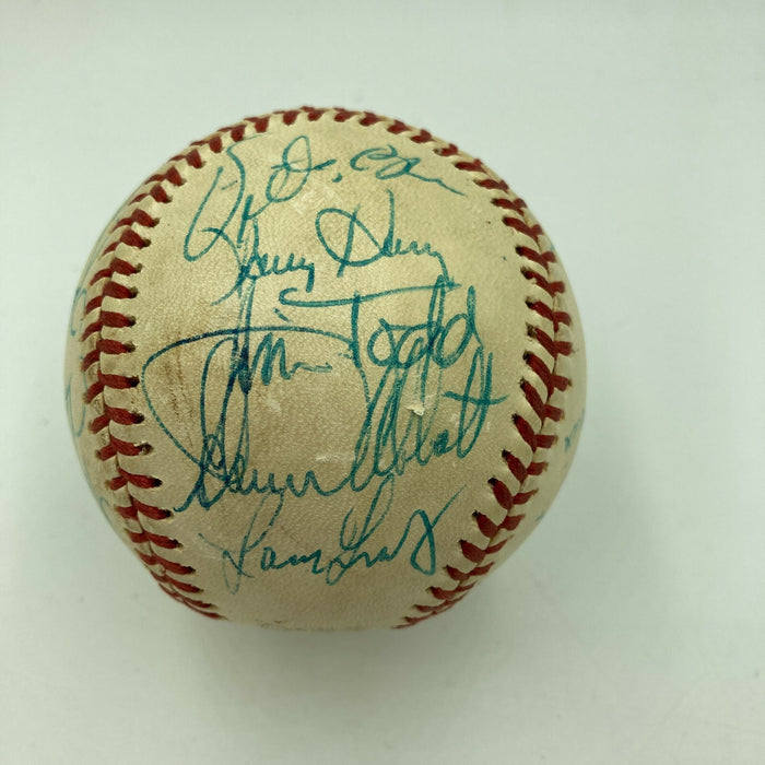 1976 Oakland A's Athletics Team Signed American League Baseball JSA COA