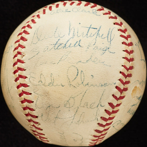 1948 Cleveland Indians World Series Champs Team Signed Baseball PSA DNA COA