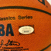 Michael Jordan Mike Krzyzewski HOF Induction Class Of 2001 Signed Basketball JSA