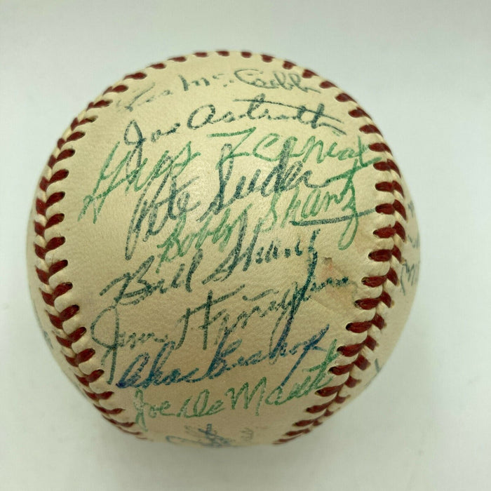 1954 Philadelphia A's Athletics Team Signed American League Baseball JSA COA