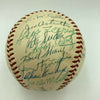 1954 Philadelphia A's Athletics Team Signed American League Baseball JSA COA