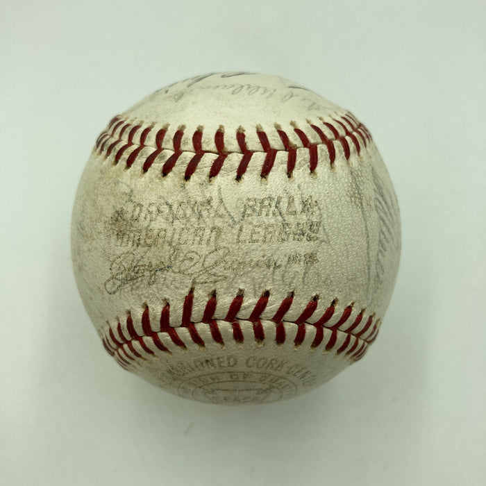 1965 Minnesota Twins American League Champs Team Signed Baseball JSA COA