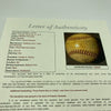 Roberto Clemente Single Signed 1972 National League Feeney Baseball JSA COA