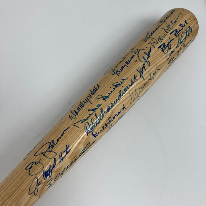 Beautiful Hall Of Fame Multi Signed Baseball Bat 41 Sigs Ted Williams Mays JSA