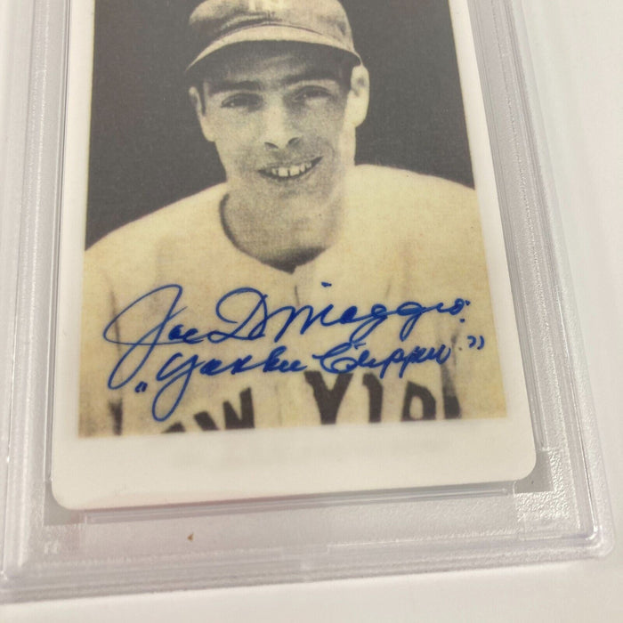 1939 Play Ball Joe Dimaggio Yankee Clipper Signed Porcelain Card PSA 10 GEM MINT