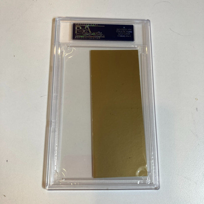 1988 Muhammad Ali Signed & Inscribed "Champion Brand" Bookmark PSA DNA