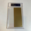 1988 Muhammad Ali Signed & Inscribed "Champion Brand" Bookmark PSA DNA