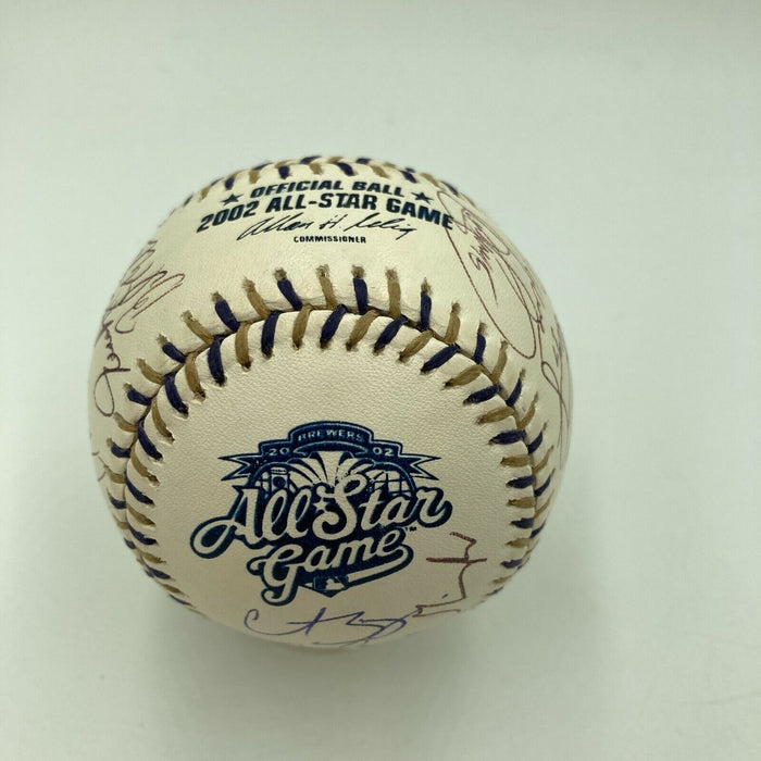 2002 All Star Game Team Signed Baseball With MLB Authentic Hologram