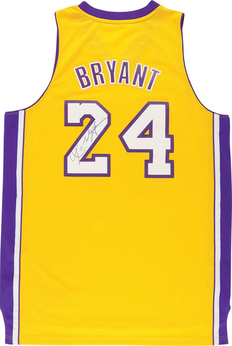 Kobe Bryant Signed Los Angeles Lakers Adidas #24 Authentic Jersey JSA COA