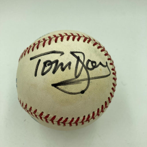 Tom Jones Signed Autographed Baseball With JSA COA