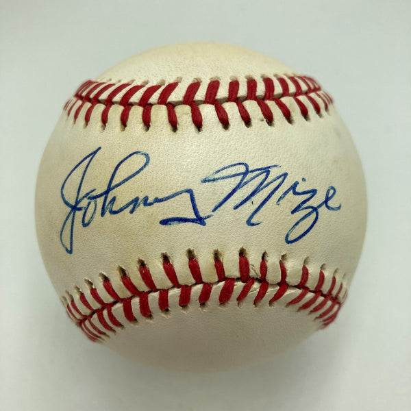 Johnny Mize Signed National League Baseball PSA DNA COA