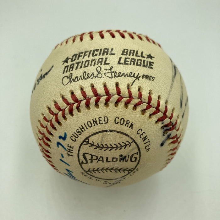 Pat Sullivan Signed Vintage NL Baseball Heisman Trophy Winner JSA COA