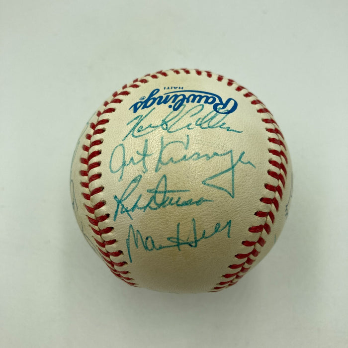 1986 Chicago White Sox Team Signed Baseball Tom Seaver Harold Baines JSA COA