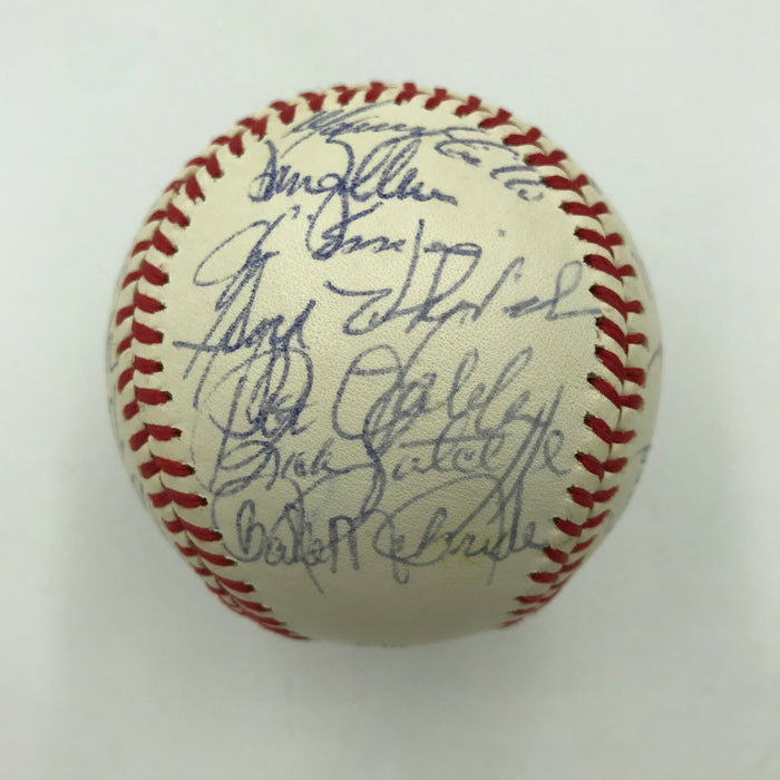 1982 Cleveland Indians Team Signed Official American League Baseball