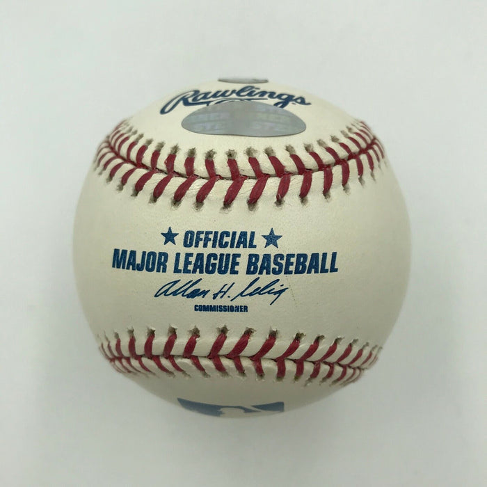 Mariano Rivera Signed Heavily Inscribed STAT Baseball Steiner & MLB Holograms