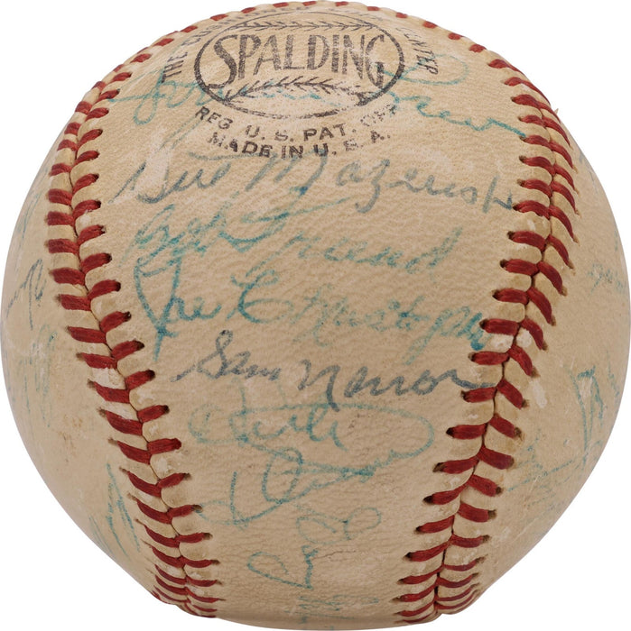 1960 Pittsburgh Pirates World Series Champs Team Signed Baseball PSA DNA COA