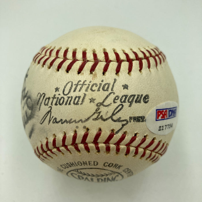 1960's Stan Musial Playing Days Signed National League Giles Baseball PSA DNA