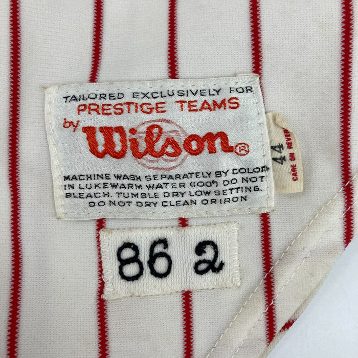 Larry Anderson Bruce Ruffin Game Used Philadelphia Phillies Jersey MEARS A10