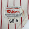 Larry Anderson Bruce Ruffin Game Used Philadelphia Phillies Jersey MEARS A10