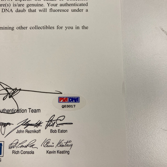 Christy Mathewson & Grover Cleveland Alexander Signed NL Baseball PSA DNA & JSA