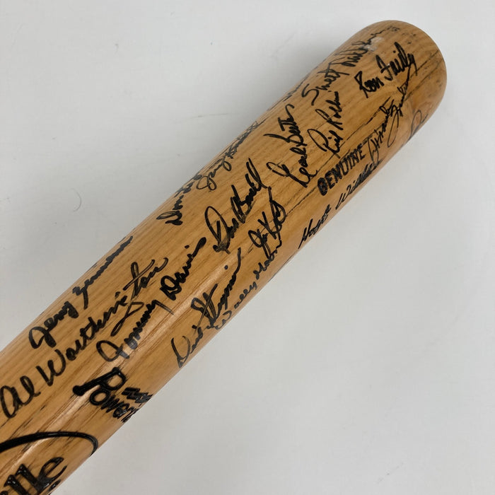 1965 Los Angeles Dodgers World Series Champs Team Signed Baseball Bat JSA COA