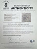 2009 St. Louis Cardinals Team Signed Game Used Lineup Card Albert Pujols Beckett