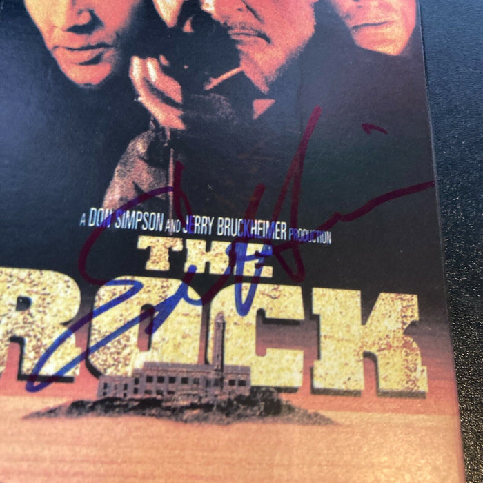Ed Harris Signed Autographed The Rock VHS Movie With JSA COA
