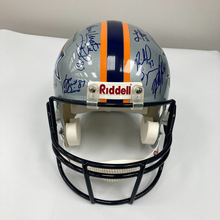 2004 New England Patriots Super Bowl Champs Team Signed Helmet JSA COA