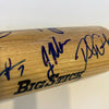 Joe Mauer David Wright 2000's Rookie Top Prospects Signed Bat JSA COA