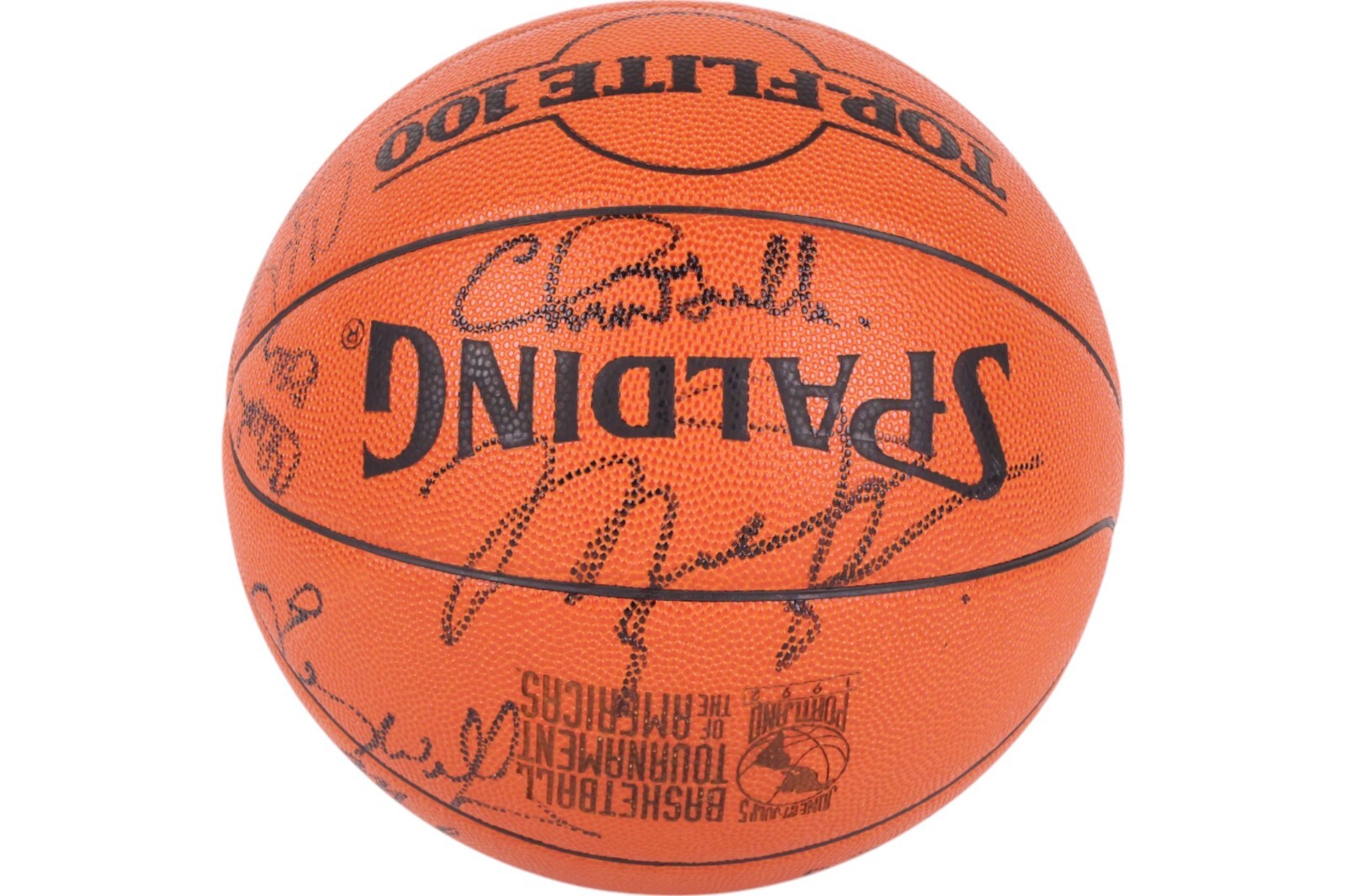 1992 Dream Team Olympics Team USA Signed Basketball Michael Jordan 15 Sigs PSA