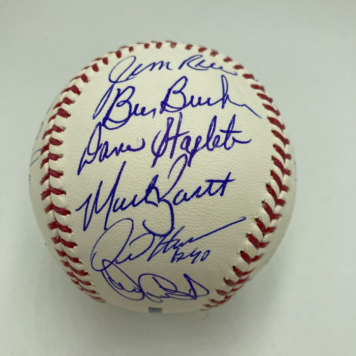 1986 Boston Red Sox AL Champs Team Signed Major League Baseball JSA COA