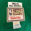 Bill Russell "HOF 1974" Signed 1962-63 Mitchell & Ness Boston Celtics Jersey JSA