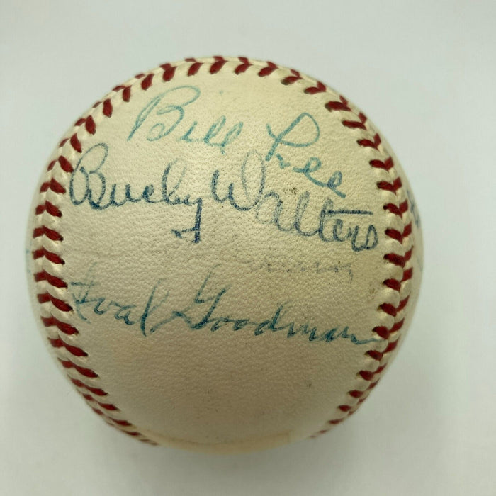 Gabby Hartnett Joe Medwick 1950's Hall Of Fame Signed American League Baseball