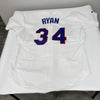 Nolan Ryan 7 No Hitters Signed Inscribed Jersey With All The Catchers JSA COA