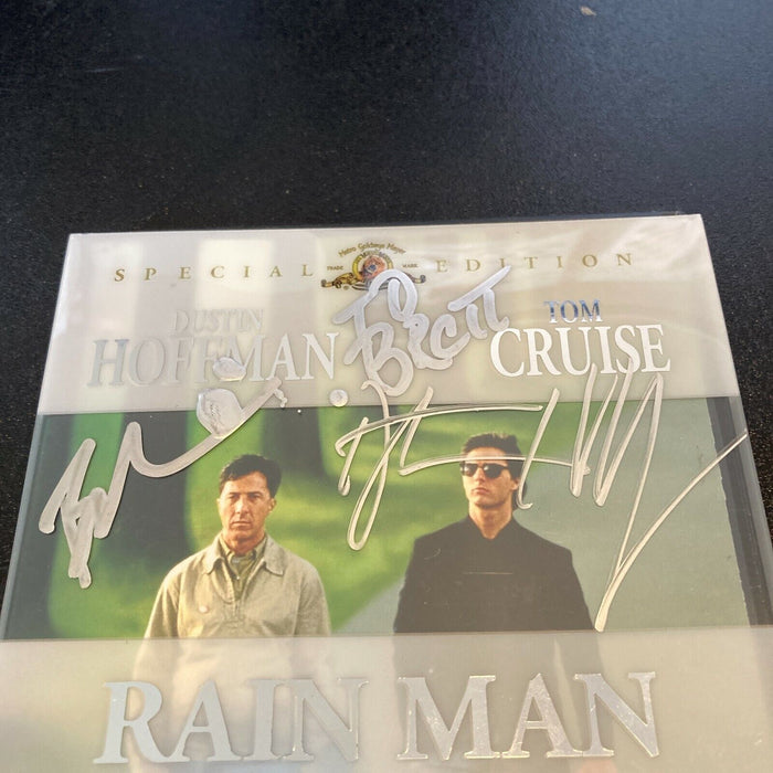 Dustin Hoffman & Barry Levinson Signed Rain Man DVD Movie With JSA COA
