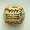 Joe Dimaggio Willie Mays Stan Musial Casey Stengel Multi Signed Baseball JSA COA