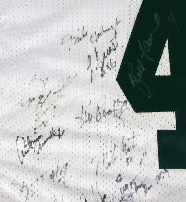 1996 Green Bay Packers Super Bowl Champs Team Signed 40 Sigs Jersey JSA COA