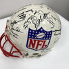 Quarterback Legends Signed Helmet 30 Sigs Johnny Unitas Len Dawson Beckett COA