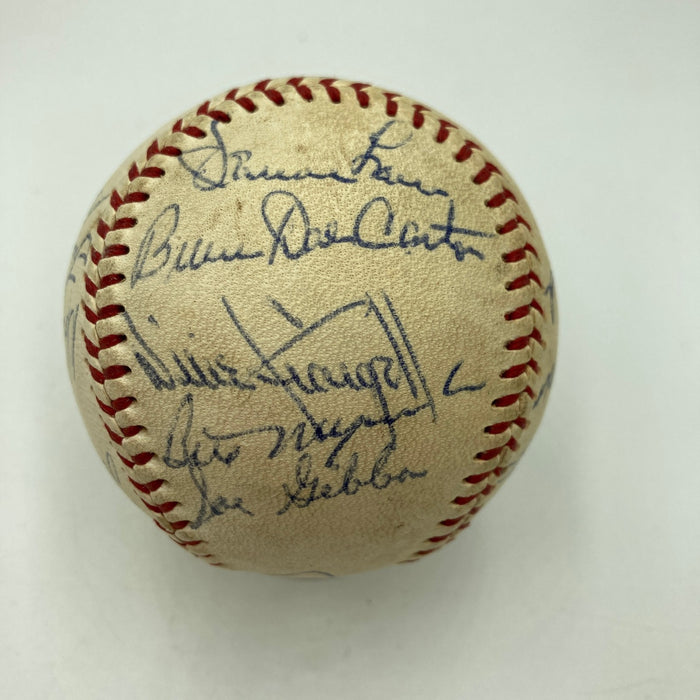 1969 Pittsburgh Pirates Team Signed Baseball With Roberto Clemente JSA