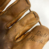 Bob Feller Signed 1940's Wilson Game Model Baseball Glove JSA COA