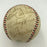 Nice 1943 Cleveland Indians Team Signed Autographed Baseball JSA COA